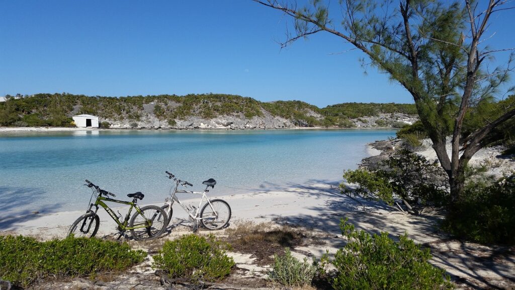 Plage vélo Bahamas