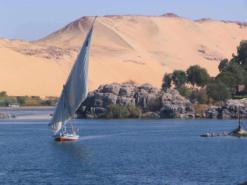Nil Assouan Egypte