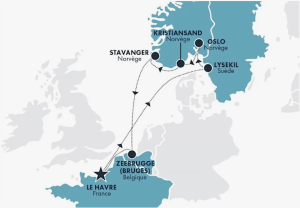 Croisière Terre de Viking du 9 au 18 avril 2024 | Belgique - Norvège - Suède
