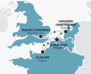Croisière Londres et les Venise du Nord du 20 au 26 avril 2024 | Belgique - Pays-Bas - Royaume Uni